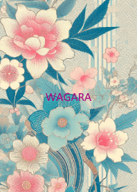 WAGARA BLUE-Japanese style pattern 74