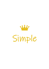 手書きミニマリズム 王冠 黄 Line 着せかえ Line Store