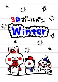 -3 color pen-sticker3-winter