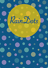 Rain Dots (Colorful Blue)