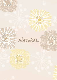 The beige Flower Brown from Japan