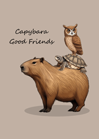 คาปิบาร่าเพื่อนรัก(สีน้ำตาล)