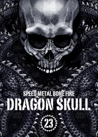 Dragon skull Speed metal bone fire 23