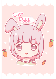 Cute Pink Rabbit