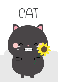 I Love Lovely Black Cat Theme