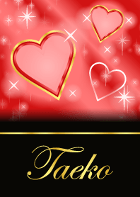 Taeko-name-Love forecast-Red Heart