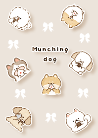 brown Munching Dog 02_2