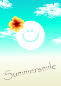 Summer And Sky Smile Line Theme Line Store