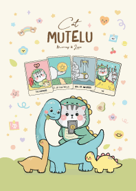 Mutelu Cat Cute Green : Money & Love