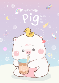 หมูดื้อในกาแลคซี่ สีพาสเทล
