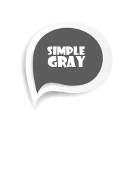 Grey Button In White V.2