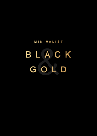 Minimalist Black & Gold