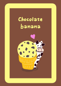 Chocolate banana and cow2
