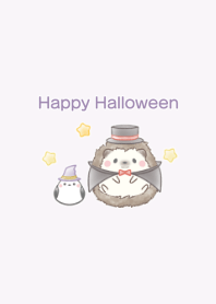 Hedgehog and Shimaenaga -halloween-1 pl