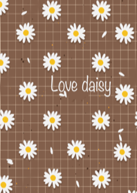 Love daisy :  brown theme