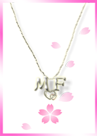 initial M&F(cherry blossoms)