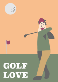 I love golf! A golfer