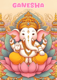 Ganesha is cute and happy - JP 16