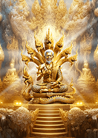 ปู่พญานาคตระกูลวิรูปักข์ พญานาคสีทอง