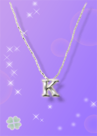 initial K(four Leaf Clover)