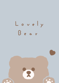 可愛的熊 / blue brown
