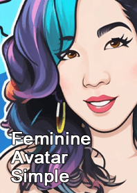 Avatar Feminine, and Simple
