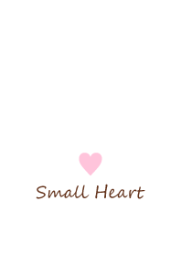 Small Heart *PINK+BROWN*