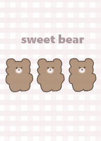 sweet bear /lavender gray