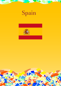 スペインのタイル 〜Red Yellow Color〜
