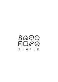 SIMPLE(white gray)V.296b