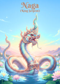 Pastel Naga: Emerald Serenity