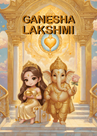 พระพิฆเนศ&พระแม่ลักษมี: ร่ำรวยเงินทอง