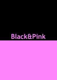 Simple Pink & Black no logo No.9-4