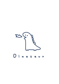 ไดโนเสาร์น่ารัก /navy white