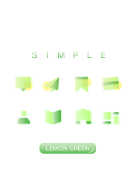 SIMPLE (Lemon Green)