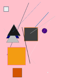 Blush Pink Modern Geometric