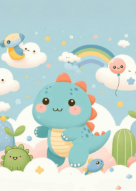 Cute little dino kawaii n.20