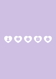 SIMPLE HEART(purple)V.49