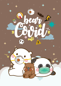 Bear Covid-19 Brown