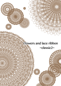 Flowers and lace ribbon-classic2-