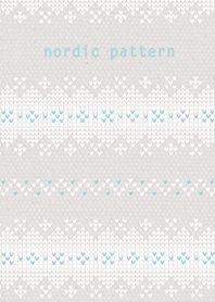 nordic pattern*gray