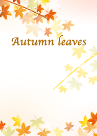 Beautiful autumn leaves theme