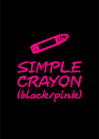 SIMPLE CRAYON <black/pink>