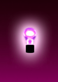 Red Pink Light Bulb
