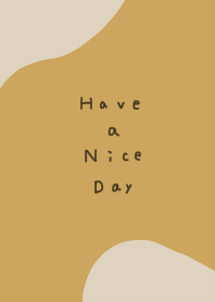 Dull yellow and beige. Have a nice day.