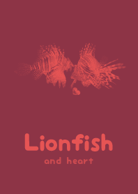Lionfish & heart crimson