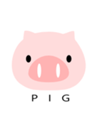 SIMPLE PIG(white pink)Ver.7