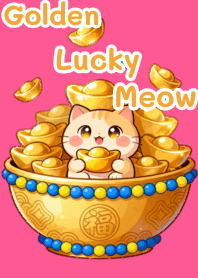 Golden Lucky Meow(Pink 01)