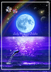 Lucky Moon and Dolphin#