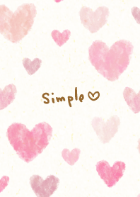Watercolor heart simplicity21